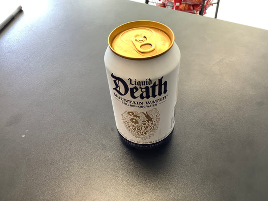 Liquid death water 12 oz can