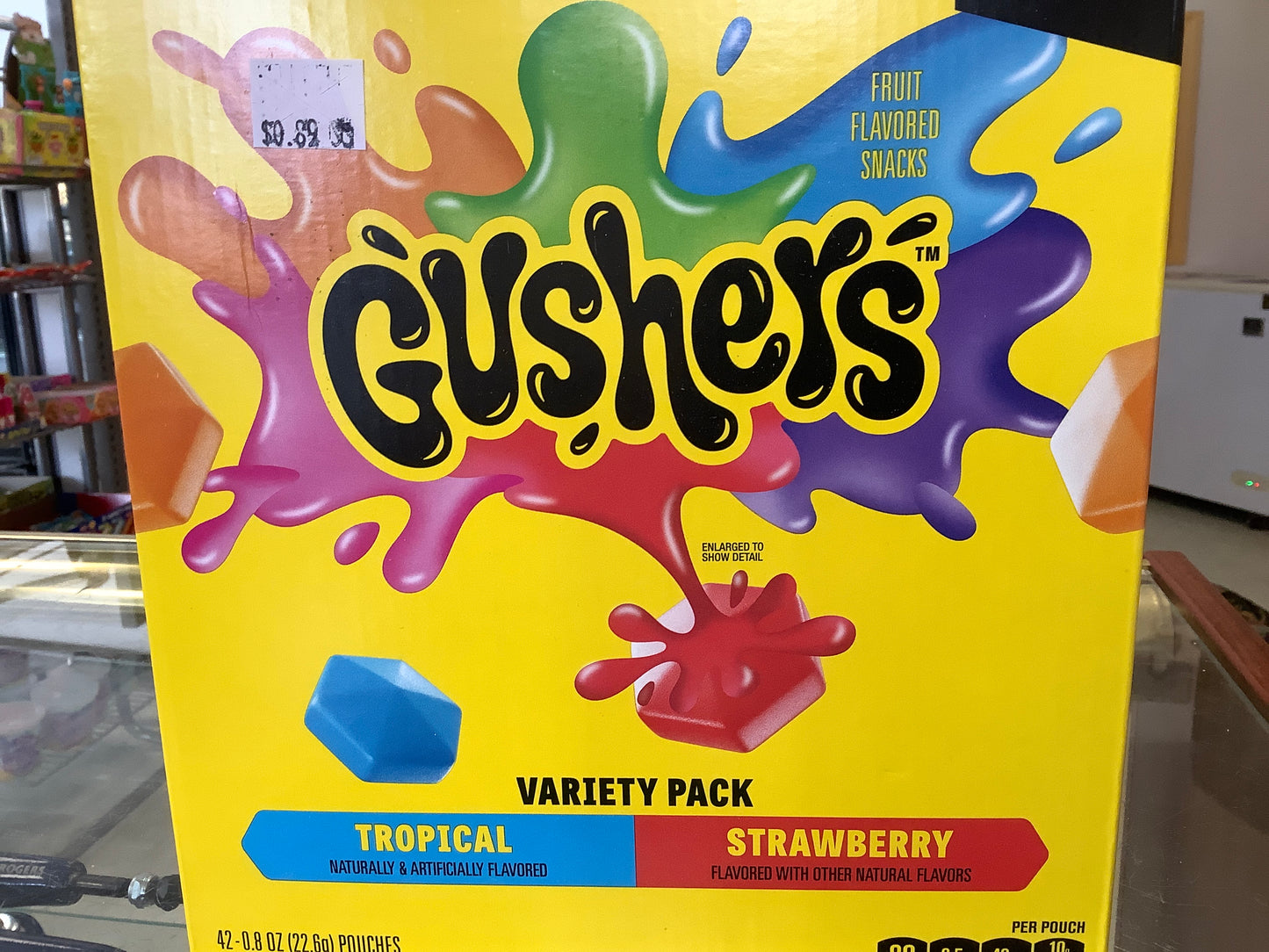 Gusher’s 0.8oz pack
