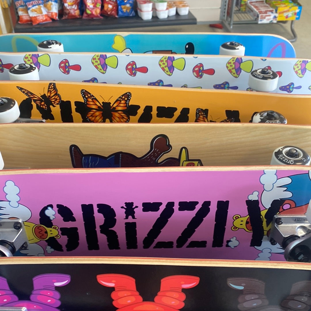 Grizzly Complete Skateboard (Assorted)
