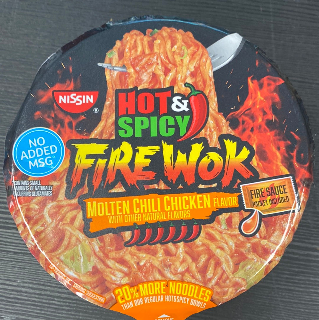 Nissin Hot Spicy Fire Wok
