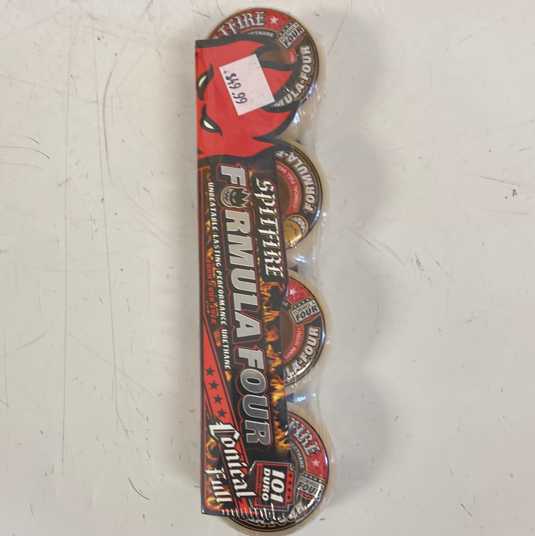 Spitfire Wheels Formula Four 54mm 101 Duro Conical