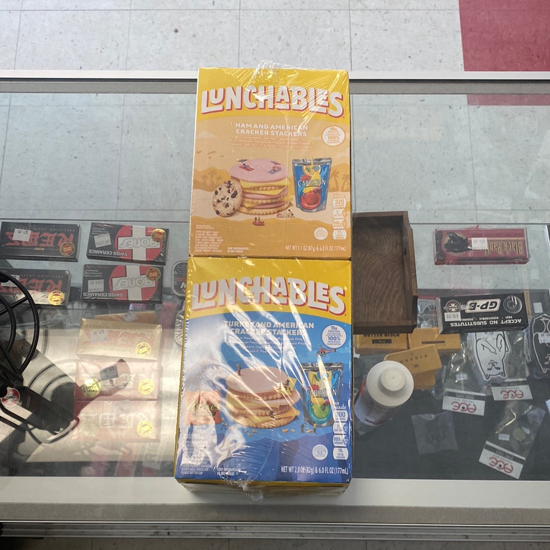 Lunchable box with drink