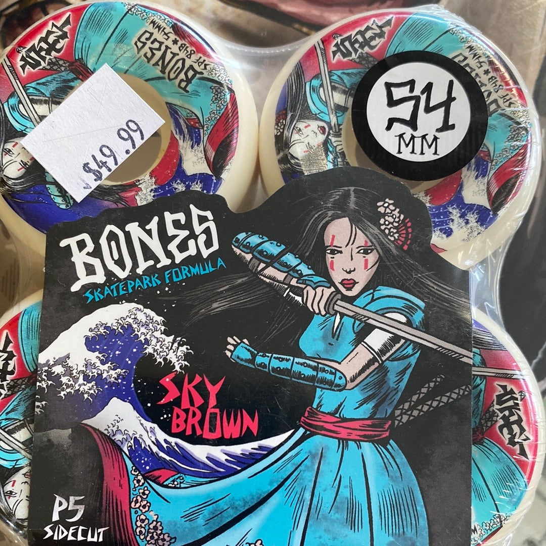 Bones Wheels Sky Brown
