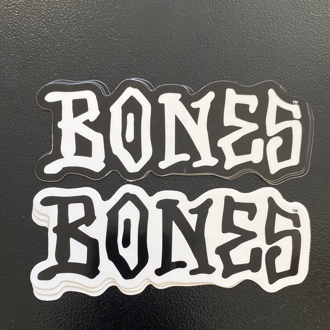 Bones Sticker Black or White