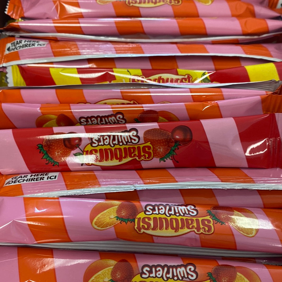 Starburst swirlers chewy stick