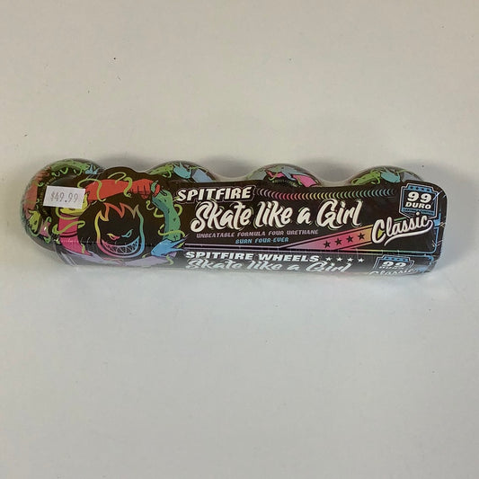 Spitfire Wheels Skate like a Girl 53mm 99 Duro