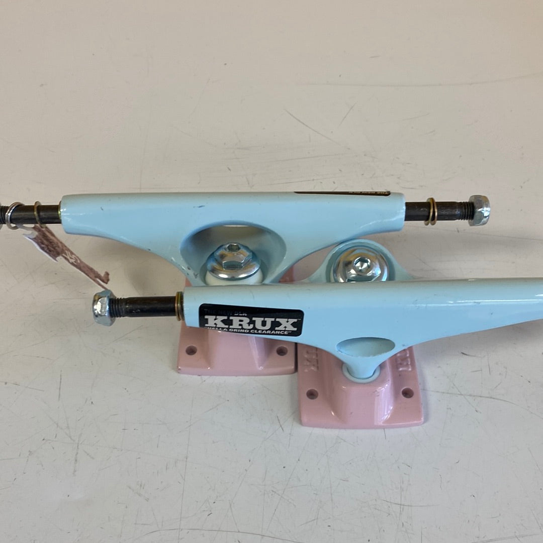 Krux Trucks 8.25 Pink/Blue Hella Grind