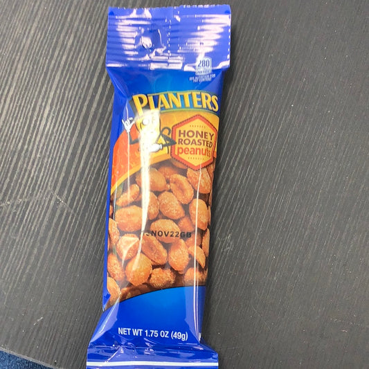 Planters peanuts honey roasted 1.75oz
