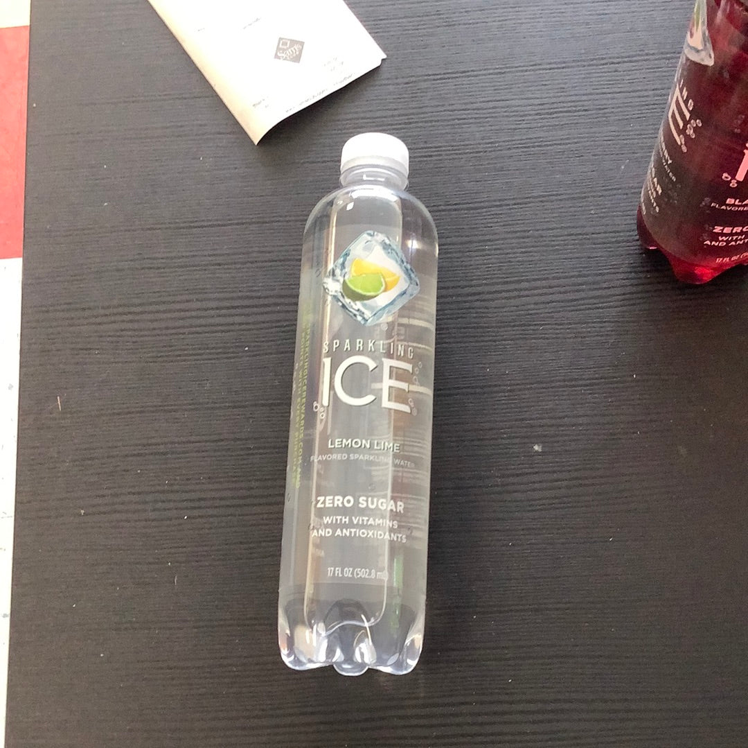 Sparkling Ice lemon lime 17oz bottle