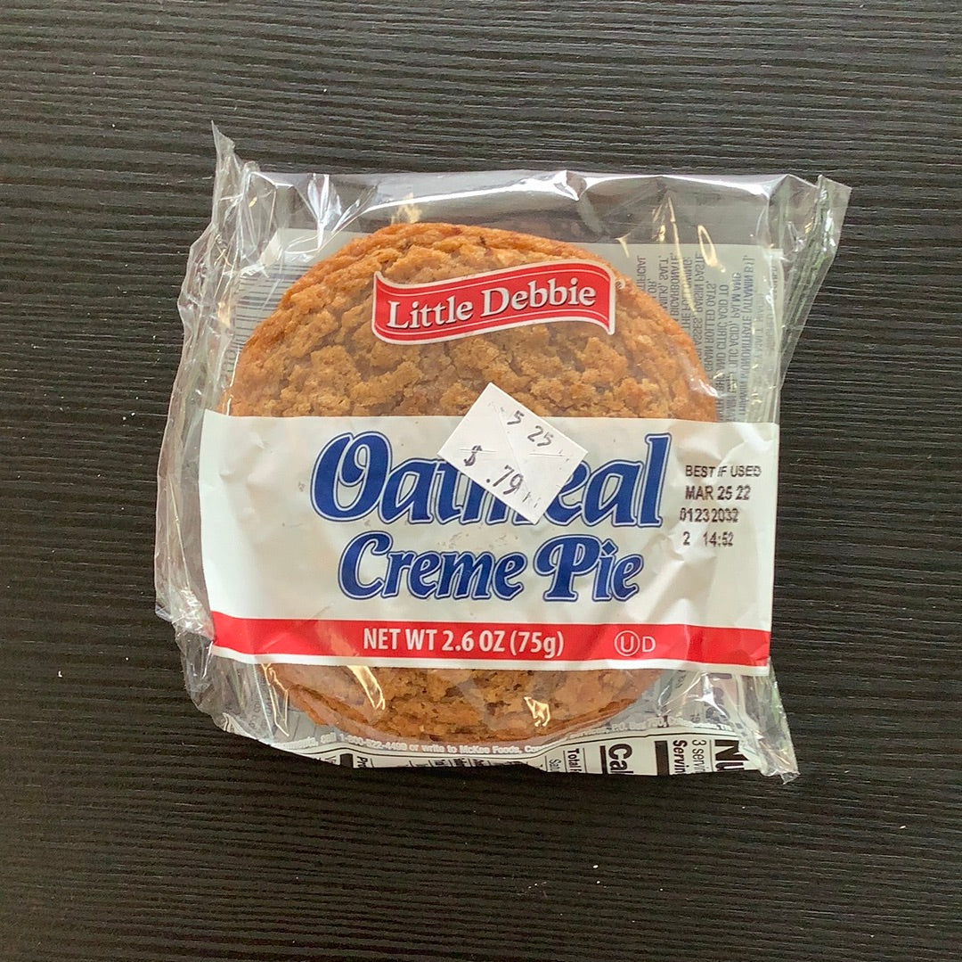 Little Debbie oatmeal cream pie 2.5oz
