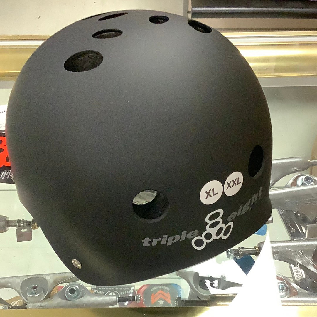 Triple Eight black helmet XL XXL