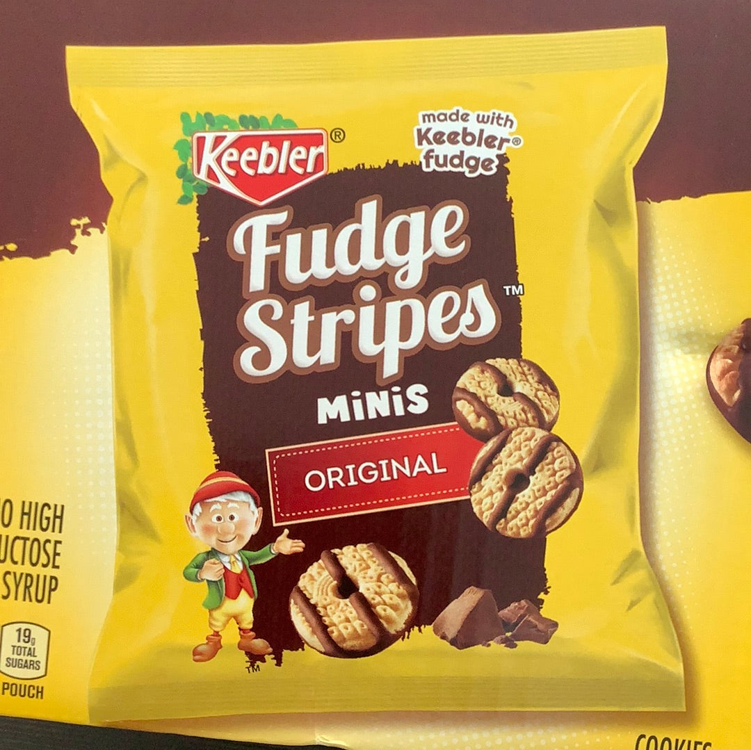 Keebler fudge stripes minis cookies 2oz