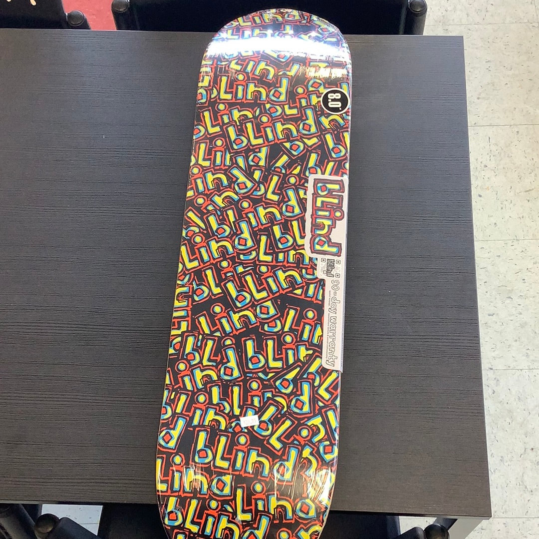 Blind Skareboard deck 8 letter collage