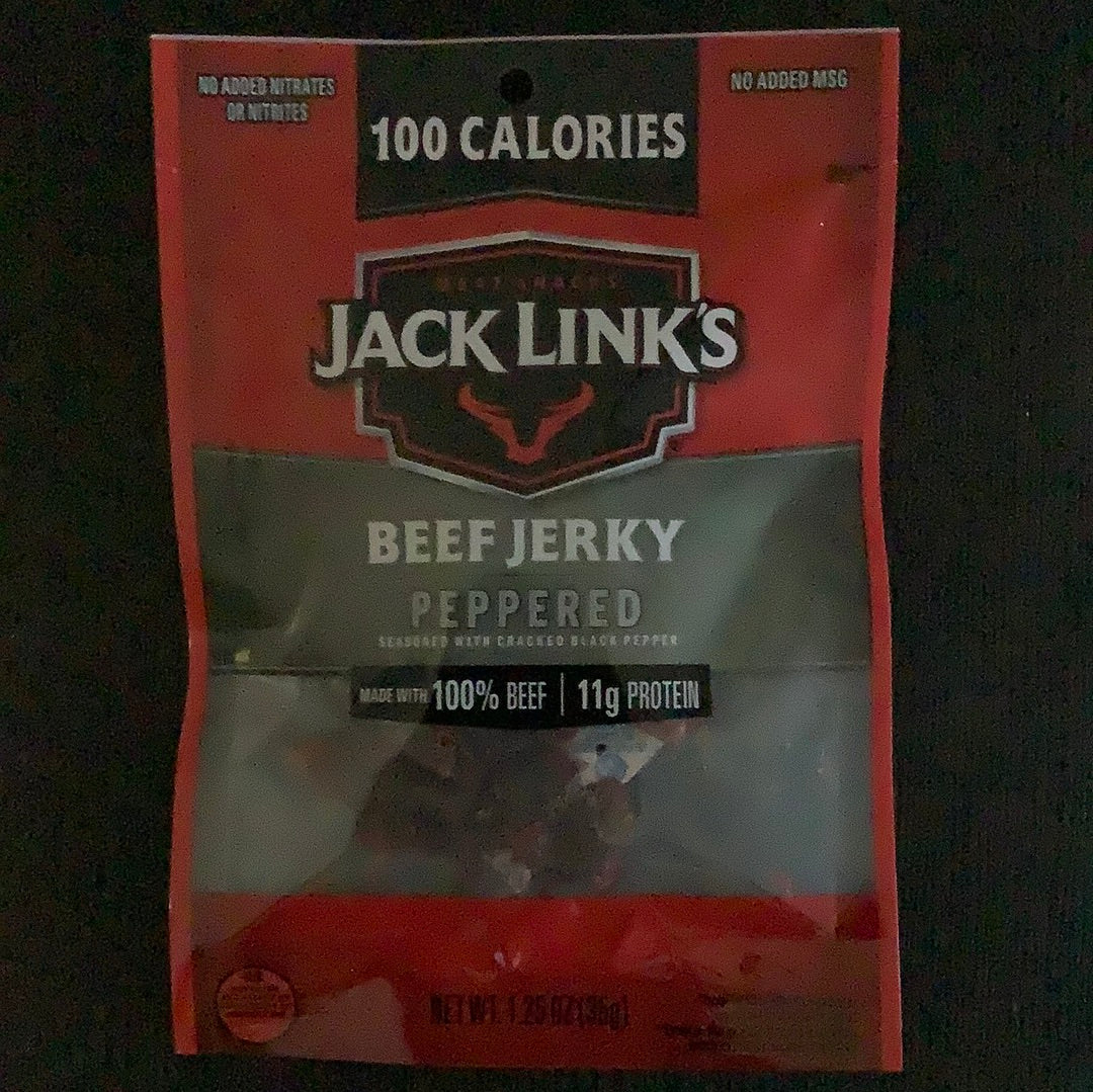 Jack Links beef jerky peppered 1.25oz