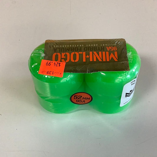 Mini Logo Wheels Green 53mm 95a