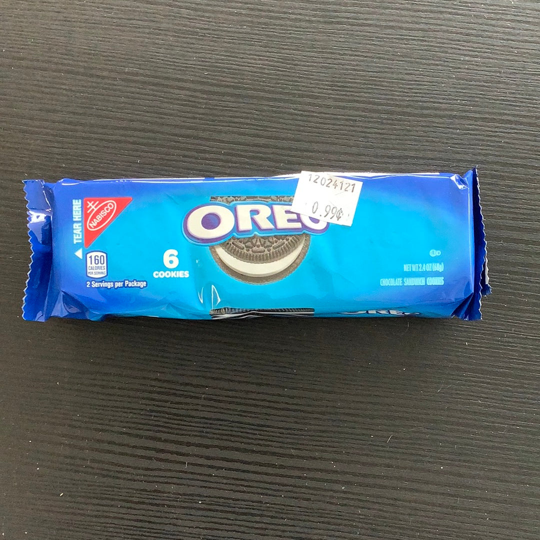 Oreo cookies 6 pack 2.4oz