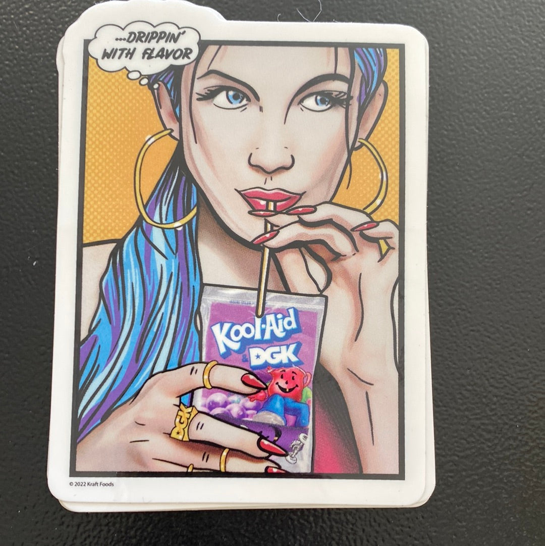 DGK Sticker Kool Aid Drippin