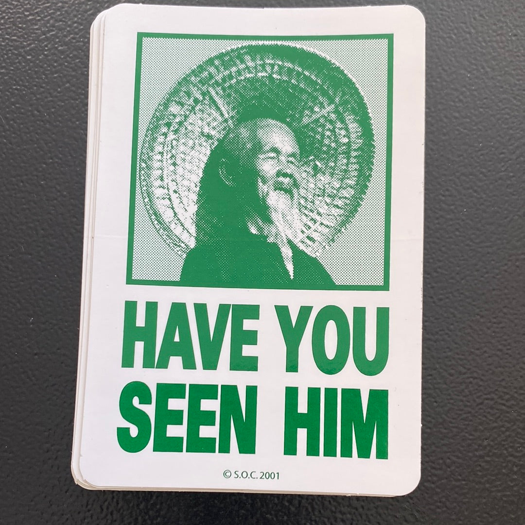 Animal Chin Sticker Have you seen him