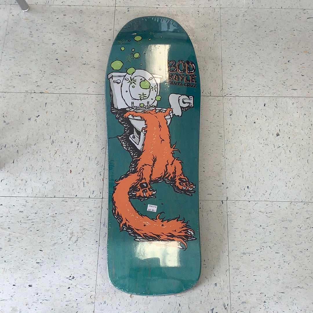 Santa Cruz deck Boyle sick cat