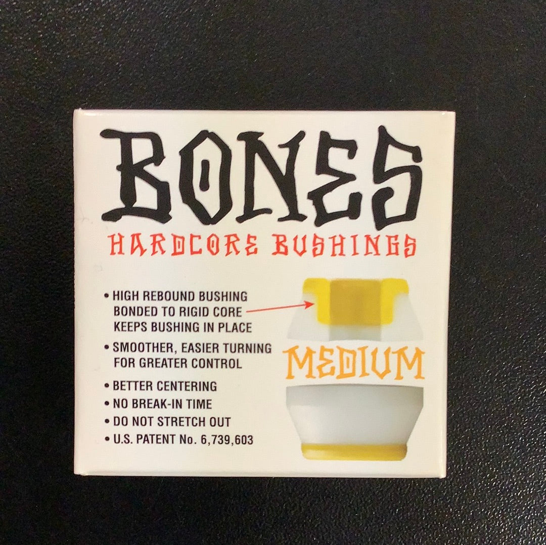 Bones hardcore bushings medium yellow white