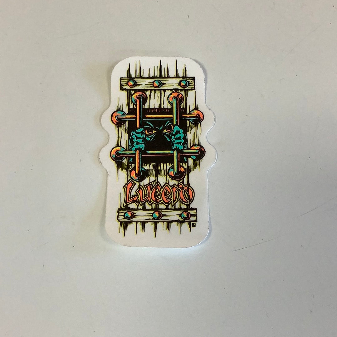 Lucero sticker caged