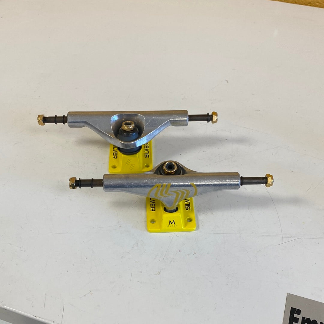 Silver trucks 8.25 yellow base
