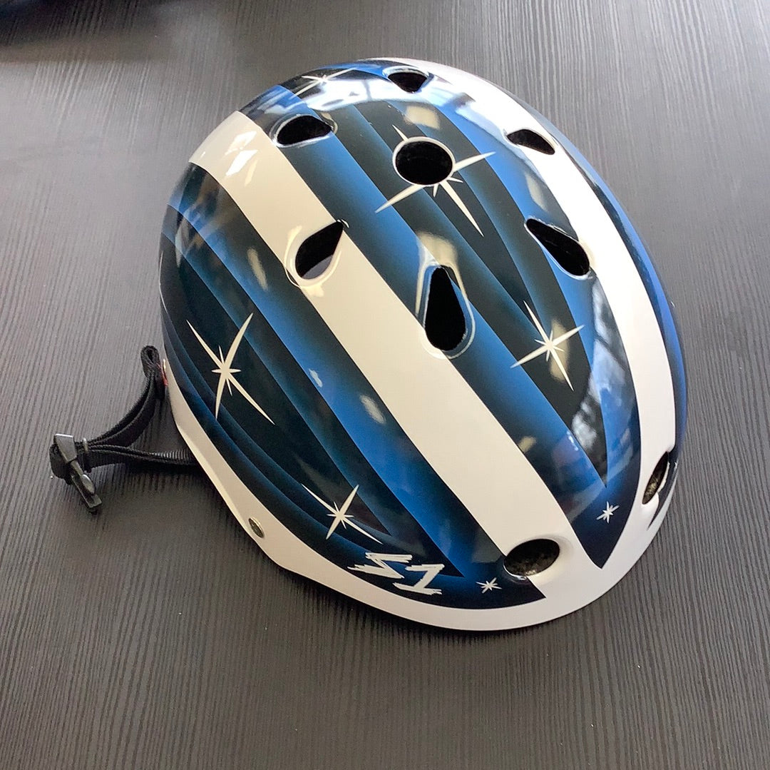 S One helmet flyaway white L