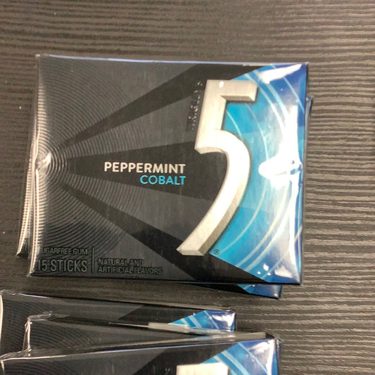 5 Gum Peppermint Cobalt