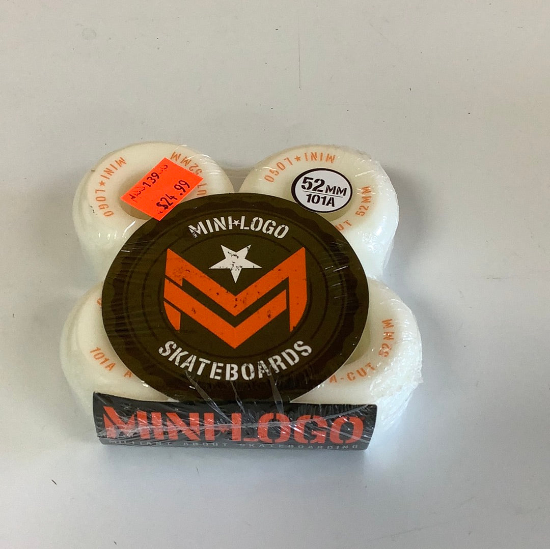Mini Logo Wheels 53mm 101a (Assorted/Sold Separately)