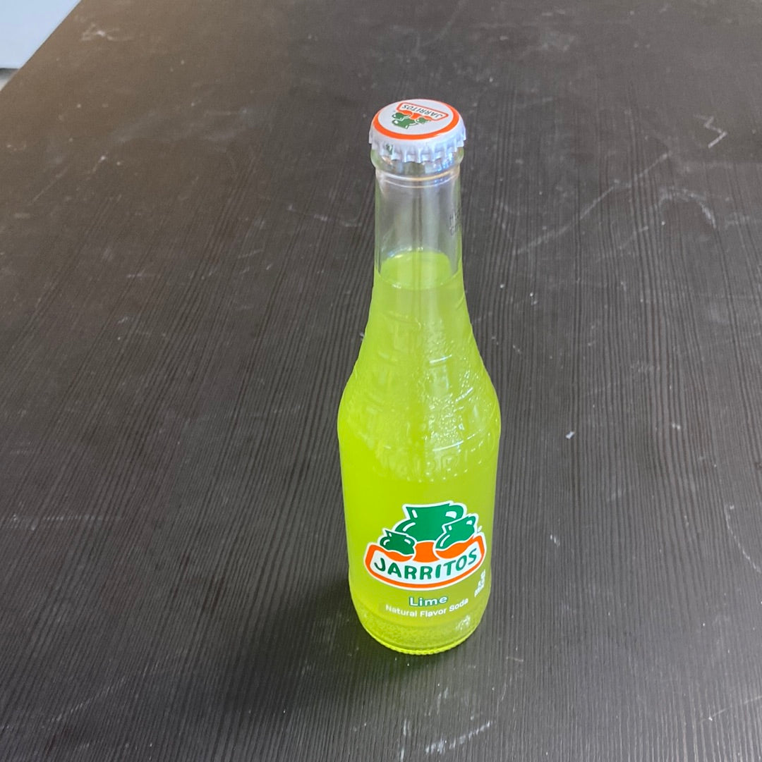 Jarritos lime 12.5oz glass bottle