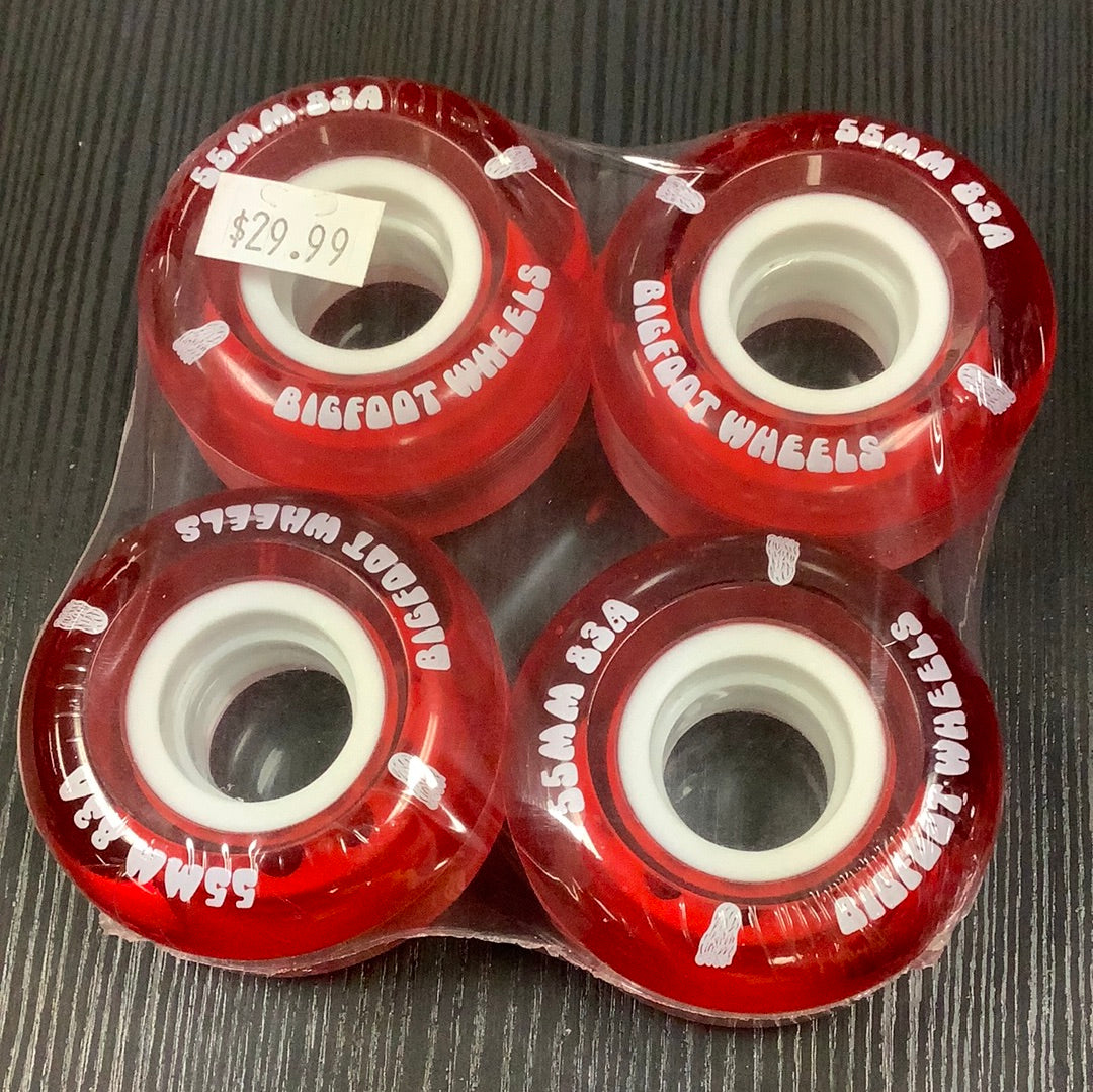 Bigfoot wheels red 55mm 83a