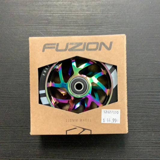Fuzion Flight Neochrome/Black Scooter Wheel