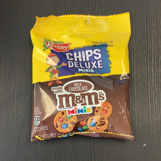 Keebler m&m cookies 1oz