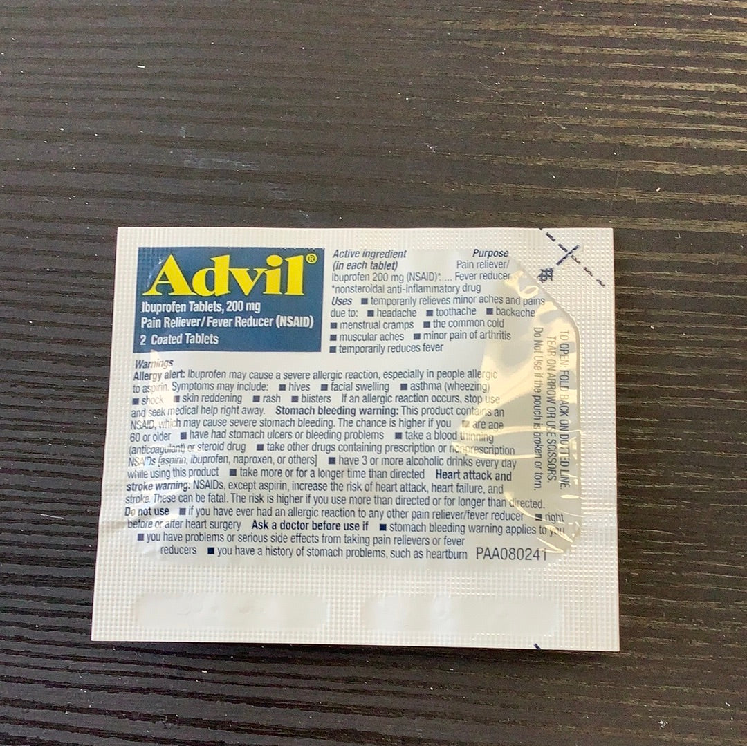 Advil Ibuprofen Tablets 200mg