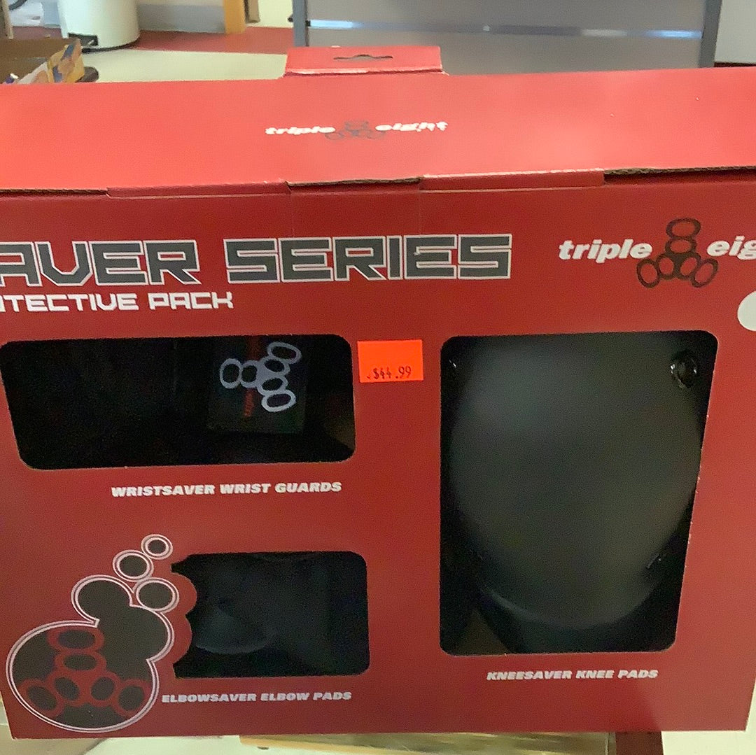 Triple eight saver series pad set L black