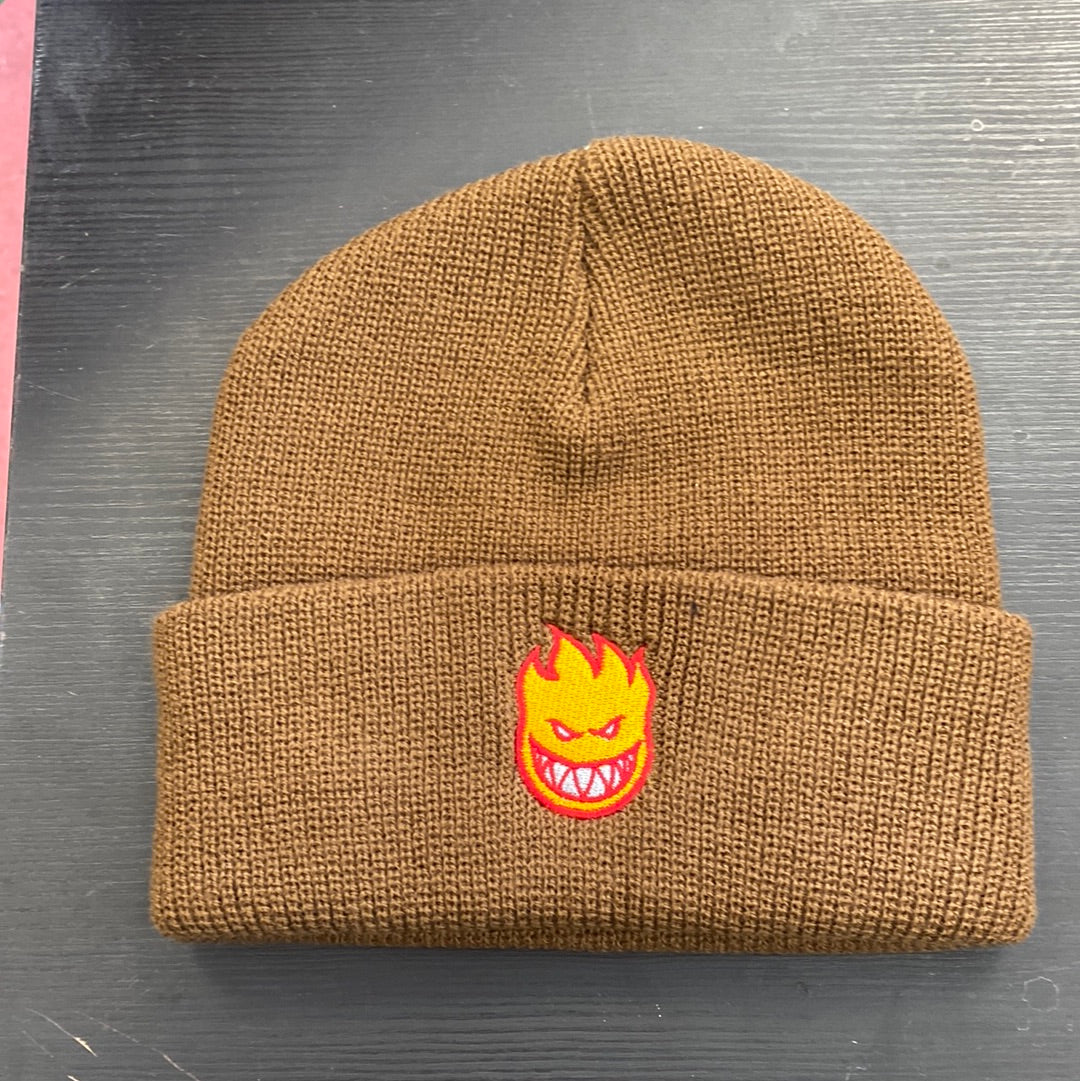 Spitfire beanie brown yellow
