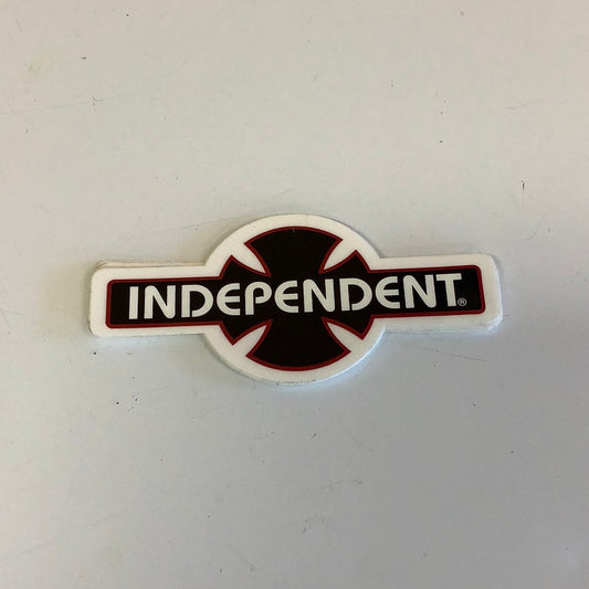 Independent sticker black cross shape cut