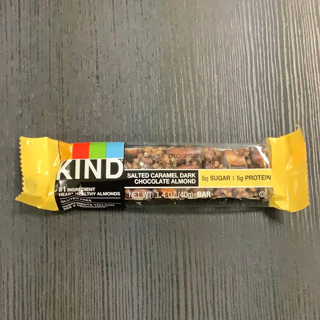 Kind Bar 1.4oz salted caramel dark chocolate almond