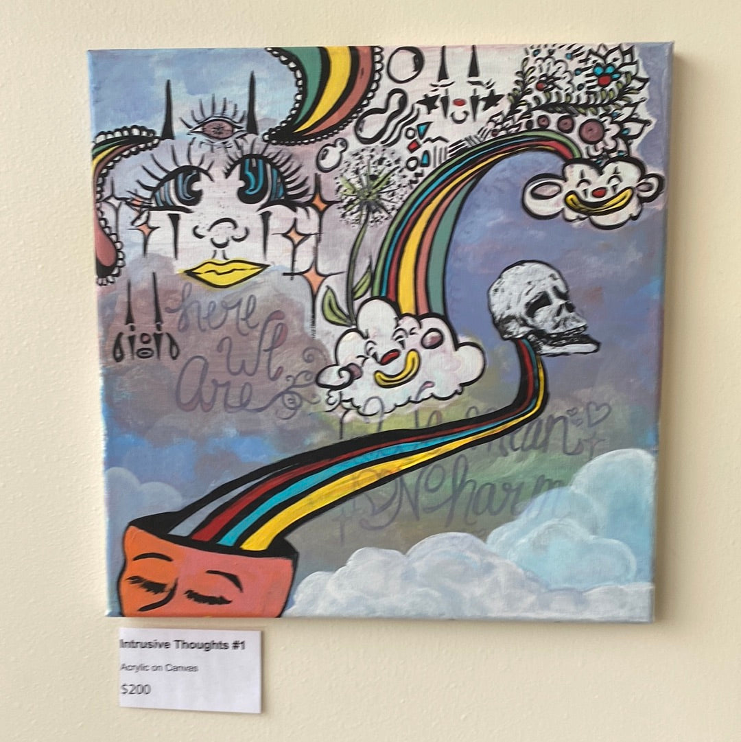 Intrusive thoughts art