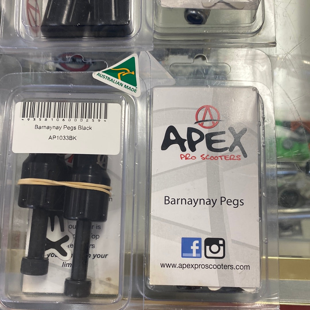Apex Barnaynay Pegs Black
