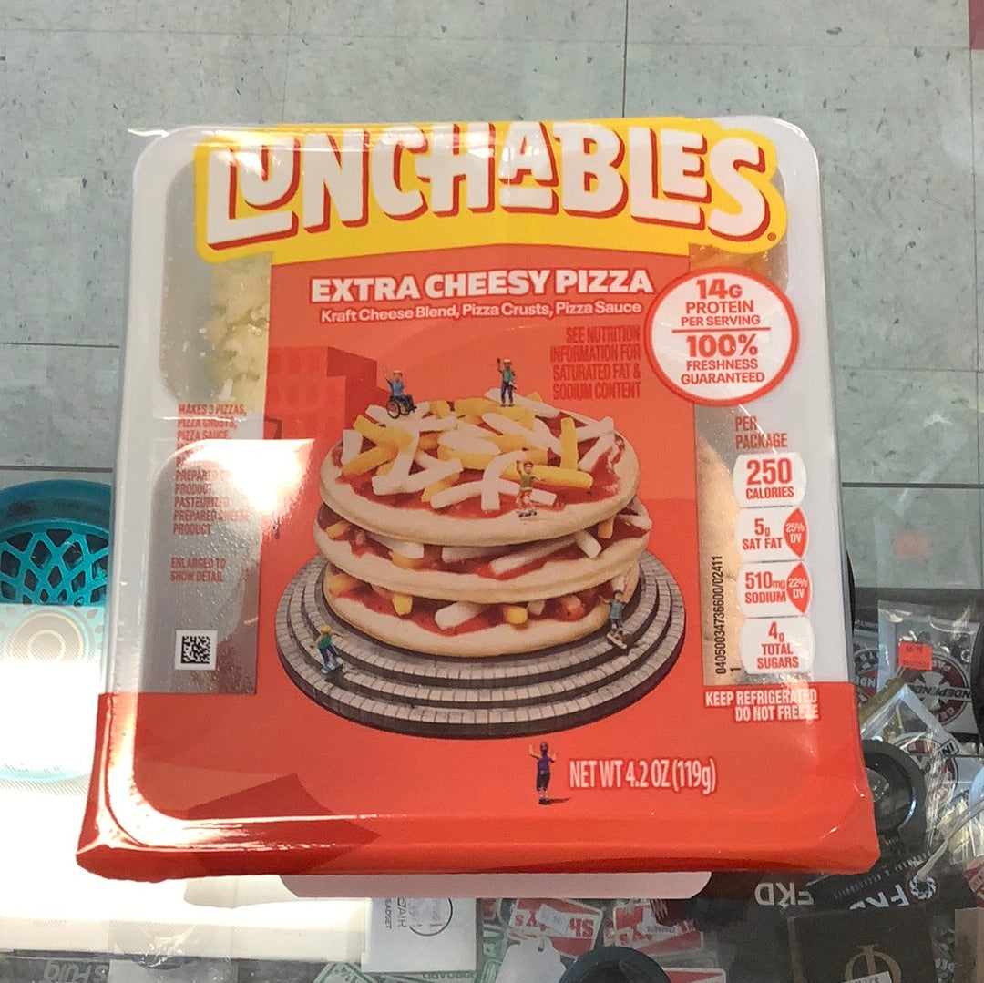 Lunchables extra cheesy pizza