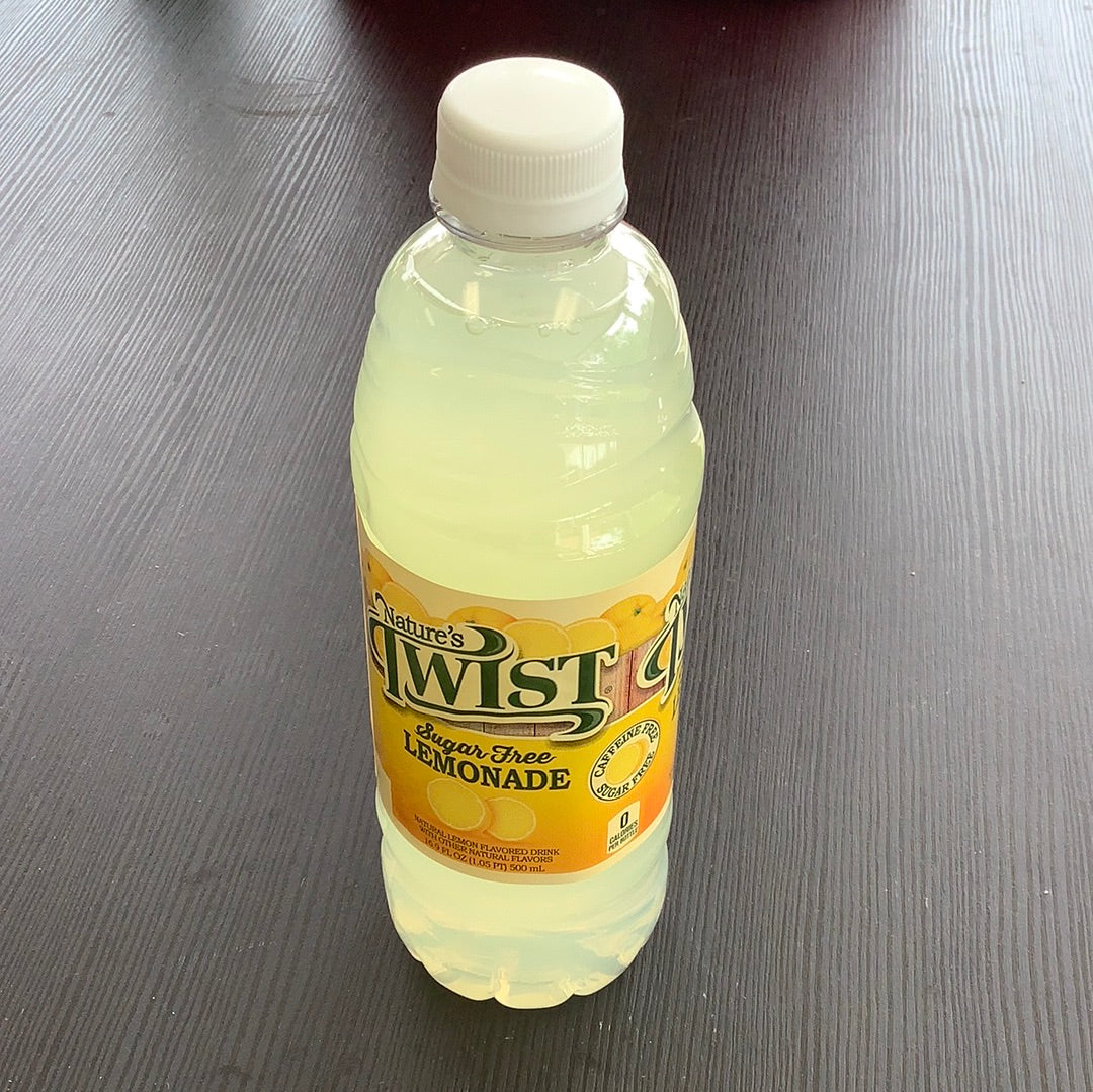 Natures twist lemonade sugar free 16.9oz