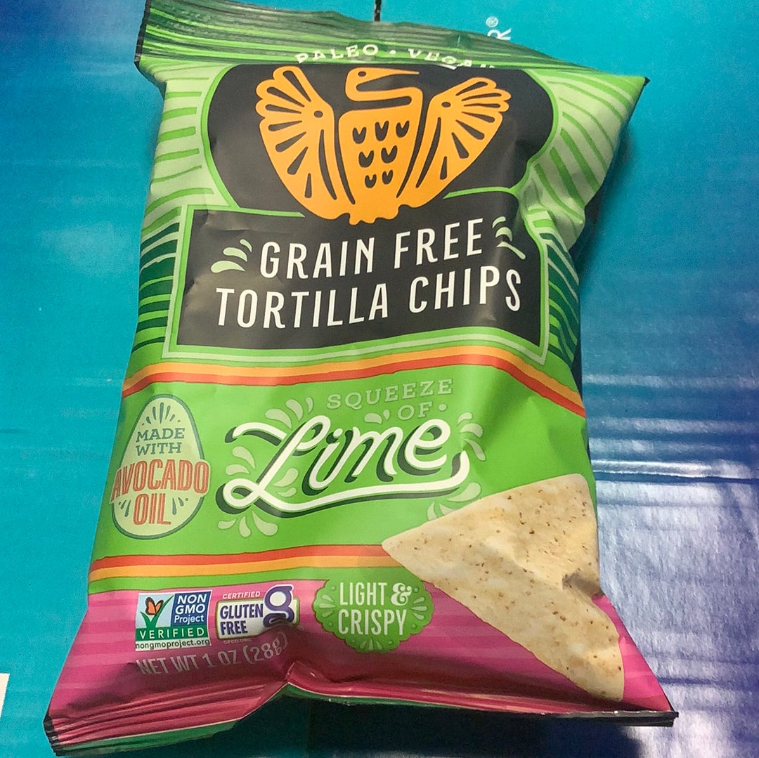 Siete Tortilla Chips Lime 1oz