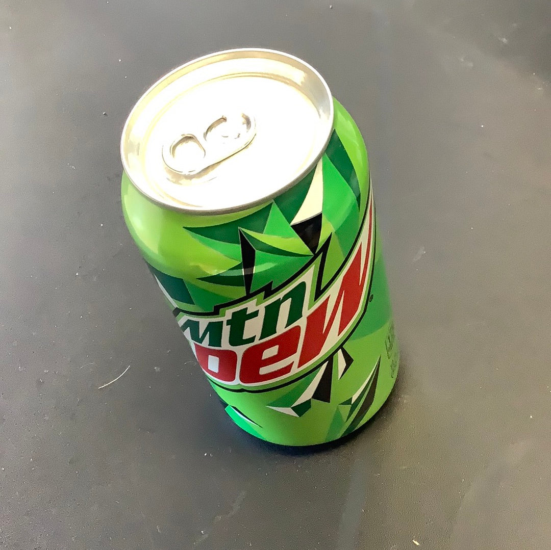 Mountain Dew 12oz can soda