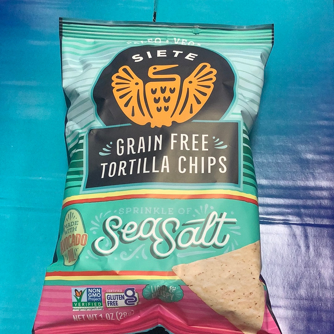 Siete Tortilla Chips sea salt 1oz