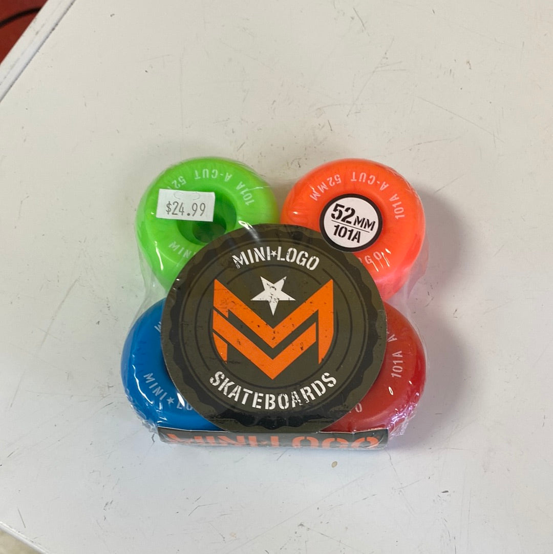 Mini Logo Wheels multicolor 52mm 101A