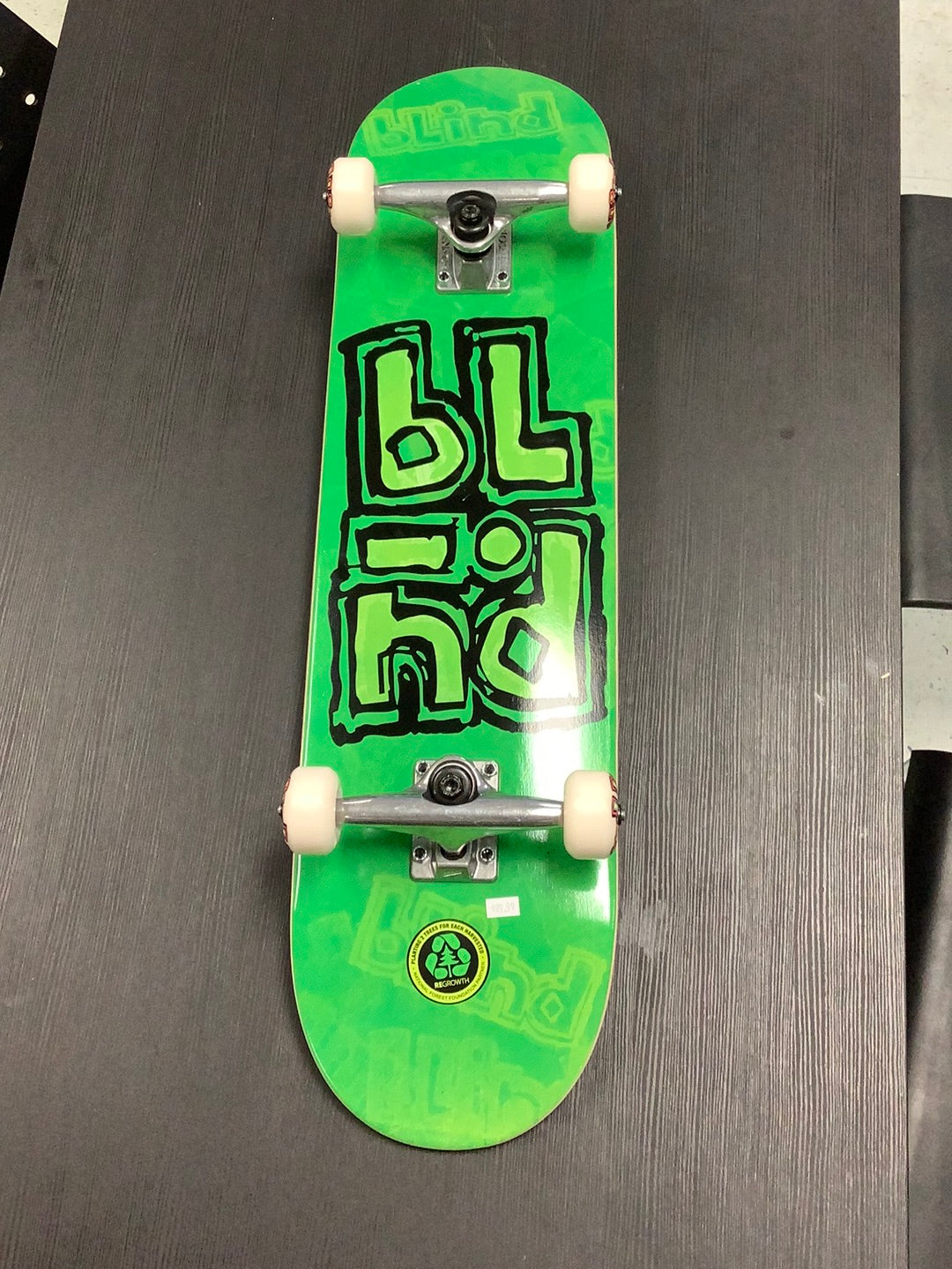 Blind complete OG stacked stamp 8.0 green