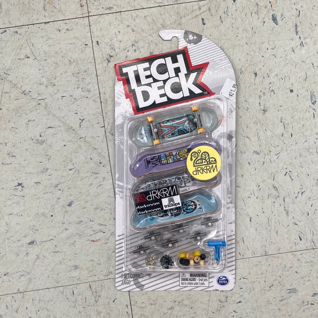 Fingerboard Tech Deck : pack of 4 skateboards