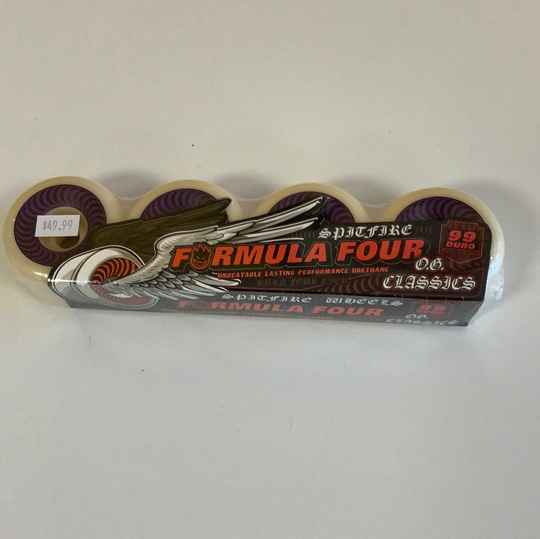 Spitfire Wheels OG classic Formula Four 58mm 99 Duro