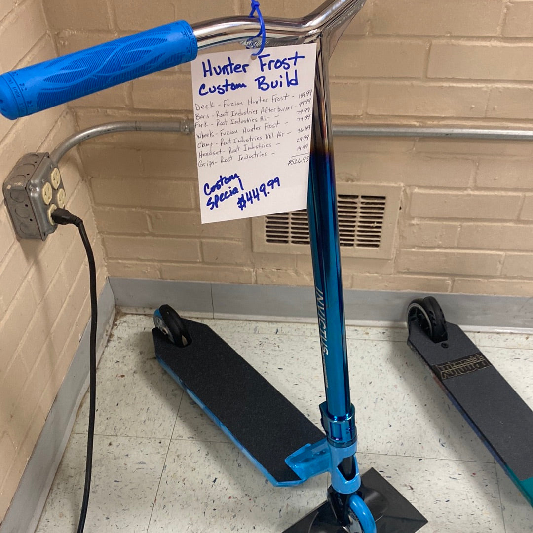 Hunter Frost Custom Scooter Build
